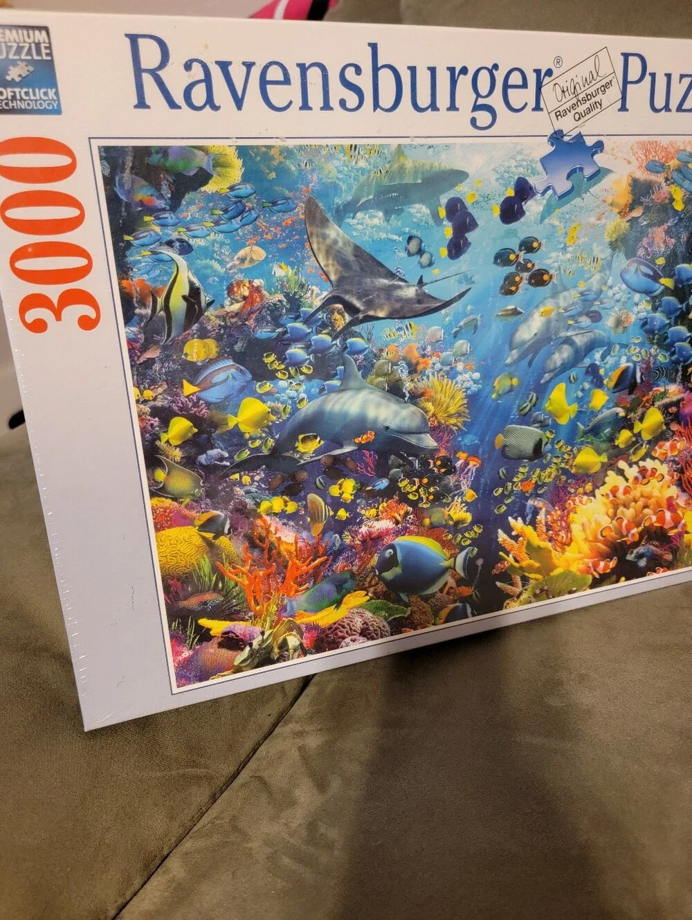 Ravensburger 3000‑Piece Puzzle Underwater Paradise Ocean Scene NEW SEALED